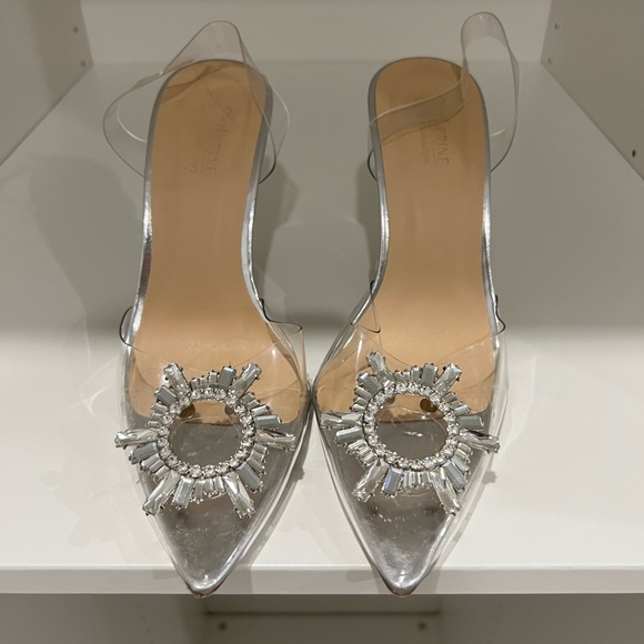 Clear Crystal Heels - Picture 1 of 5